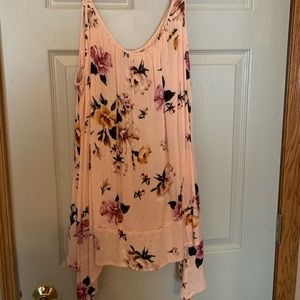 Torrid Pink Floral Swing Tank